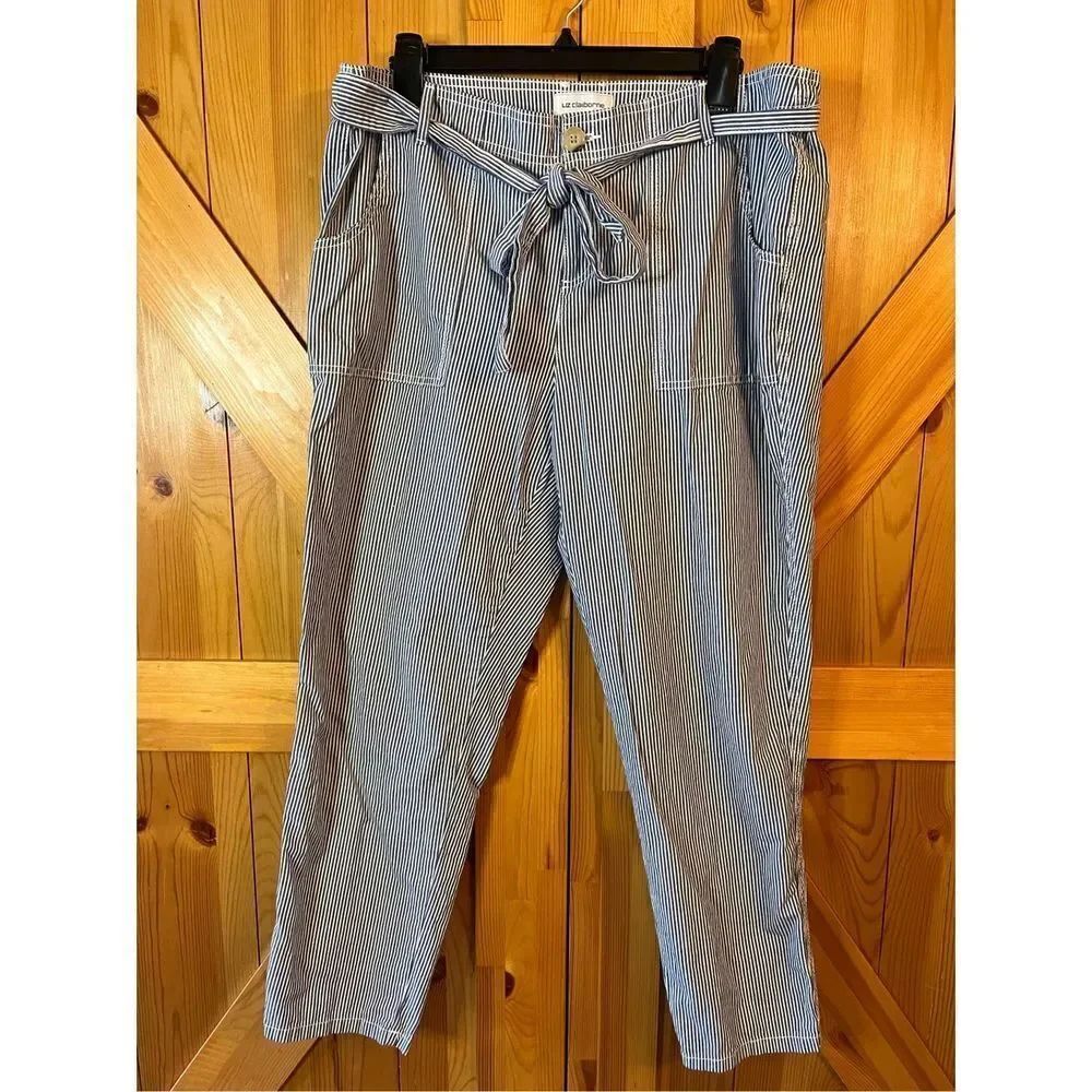 Liz Claiborne classic striped pants size 12 (1716)